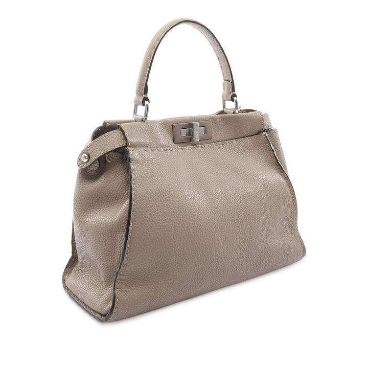 Fendi Medium Cuir Selleria Peekaboo Iconic Sac