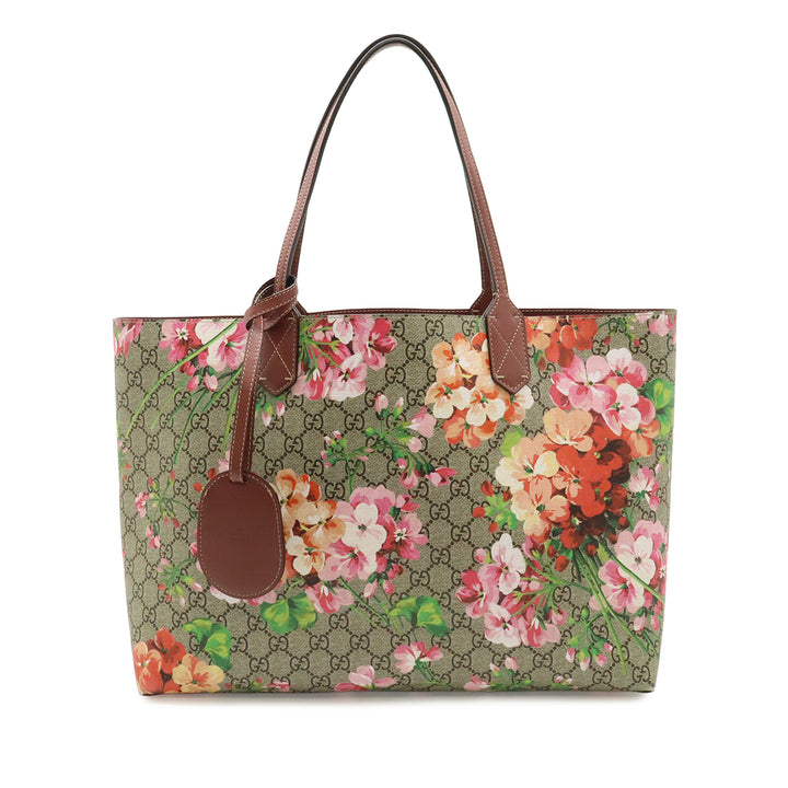 Gucci GG Supreme Blooms Reversible Cabas