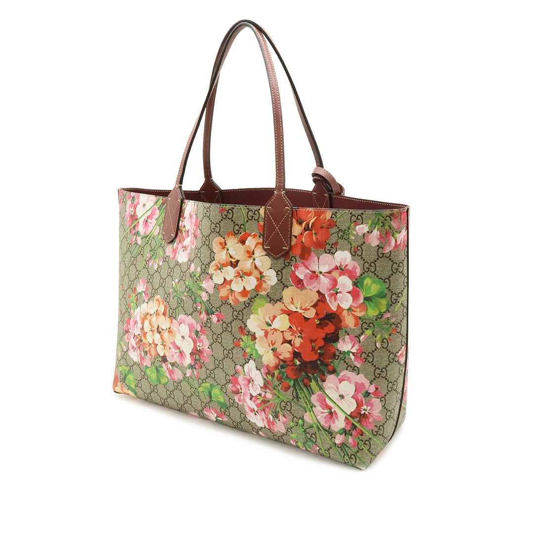 Gucci GG Supreme Blooms Reversible Cabas