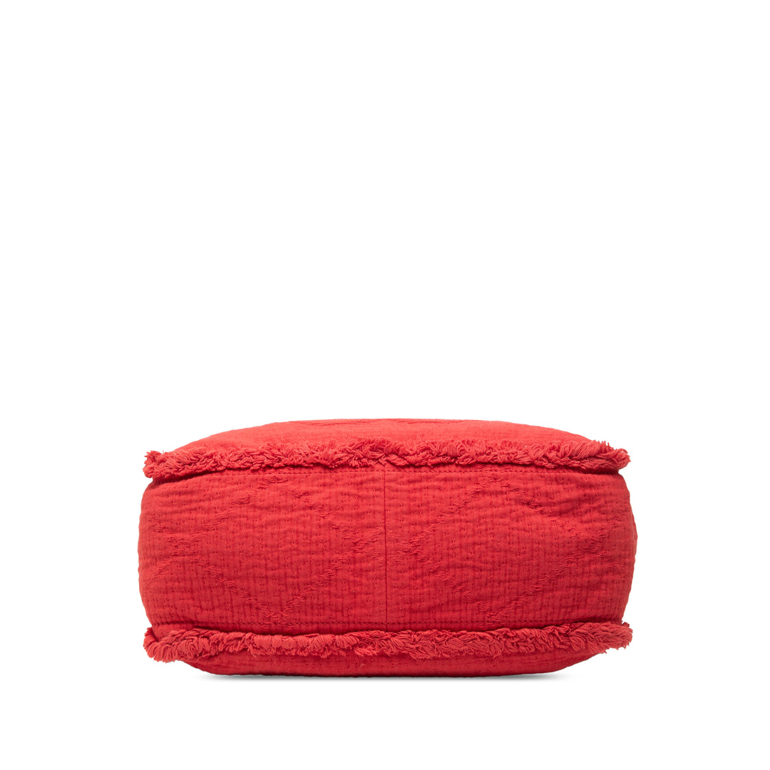 Chanel Medium CC Matelassé Toile Double Face Deauville Cabas