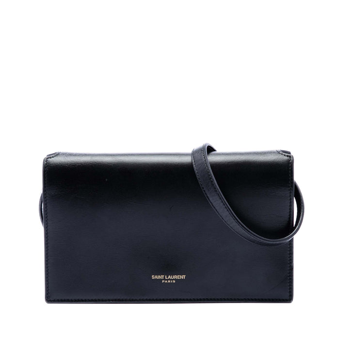 Saint Laurent Smooth Cuir de veau Sac porté croisé
