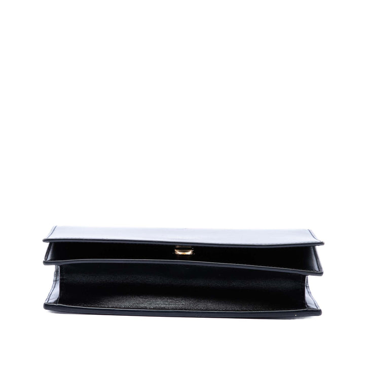 Saint Laurent Smooth Cuir de veau Sac porté croisé