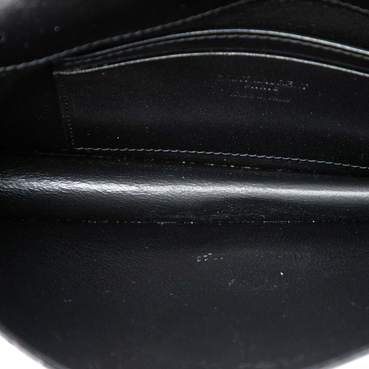 Saint Laurent Smooth Cuir de veau Sac porté croisé