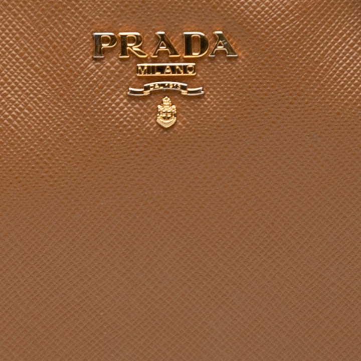 Prada Mini Saffiano Double Zip Sac porté croisé