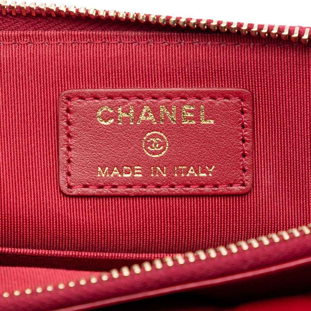 Chanel Matelassé vieilli Cuir de veau Reissue 2.55 Wallet on Chain