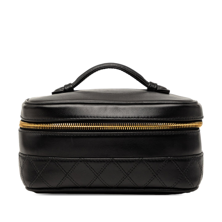 Chanel CC Matelassé Cuir d’agneau Vanity