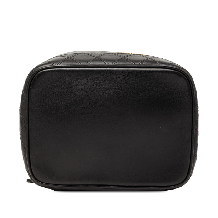 Chanel CC Matelassé Cuir d’agneau Vanity