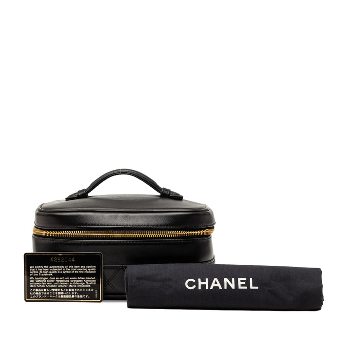 Chanel CC Matelassé Cuir d’agneau Vanity