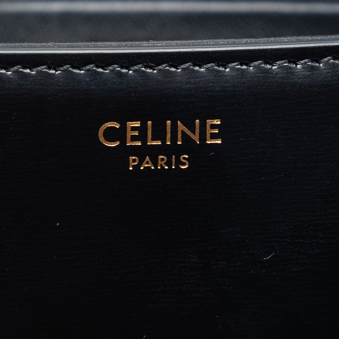 Celine brillant Cuir de veau Claude Sac bandoulière