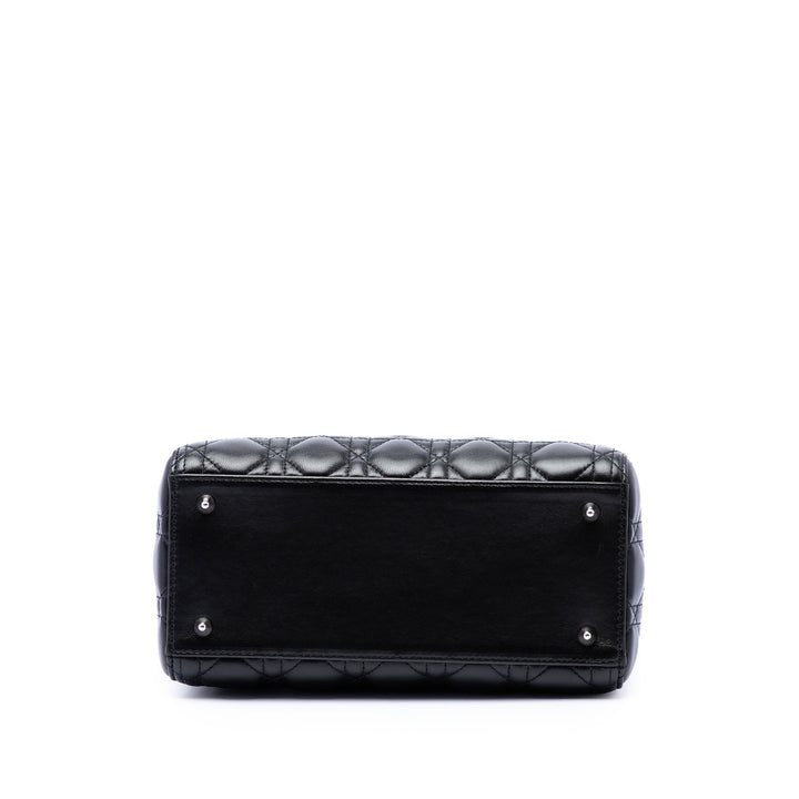 Dior Lady Dior Cannage Moyen Cuir d'agneau
