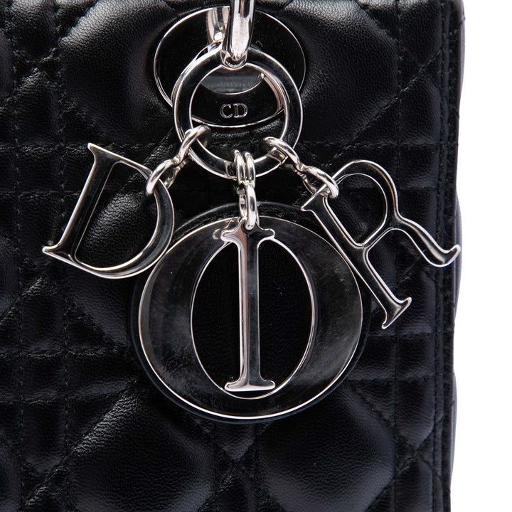 Dior Lady Dior Cannage Moyen Cuir d'agneau