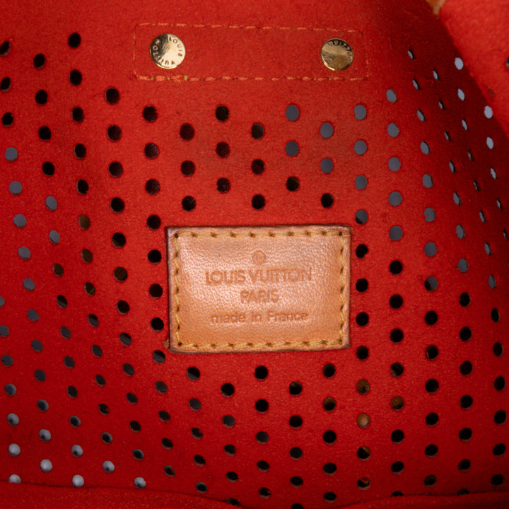 Monogram Musette Perforated Brown - Gaby Paris
