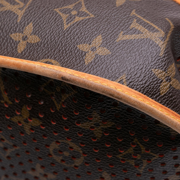 Monogram Musette Perforated Brown - Gaby Paris