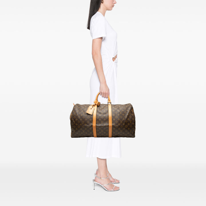 Keepall 55 Monogram Marron