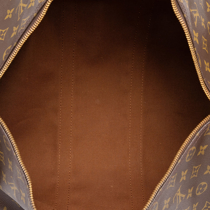 Louis Vuitton Sac de voyage Keepall Bandouliere 45 Monogram Marron – vue 4 – GABY PARIS