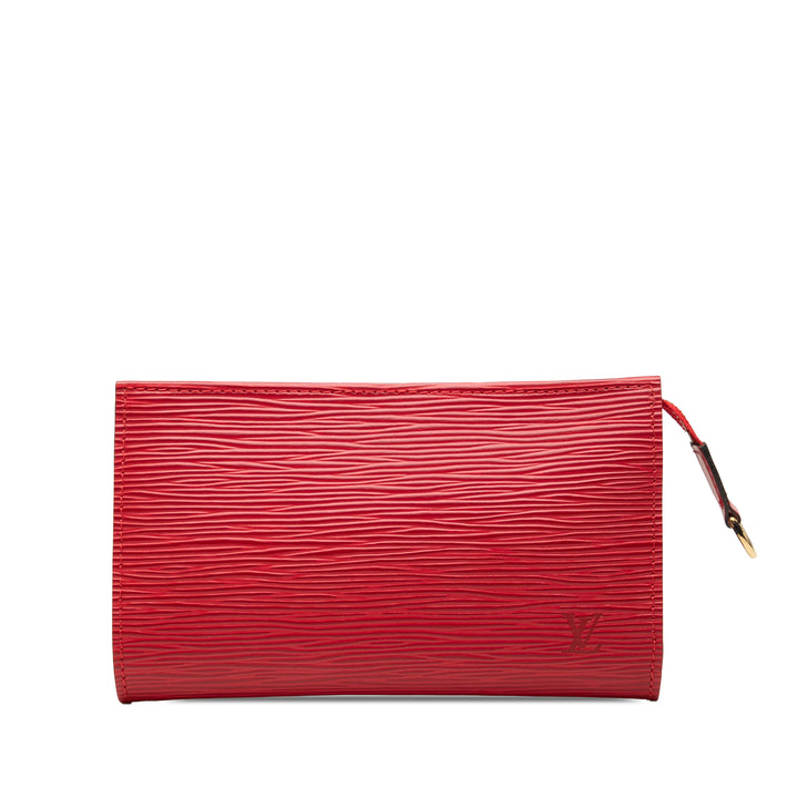 Louis Vuitton Seau Pochette PM Épi Rouge – vue principale – GABY PARIS