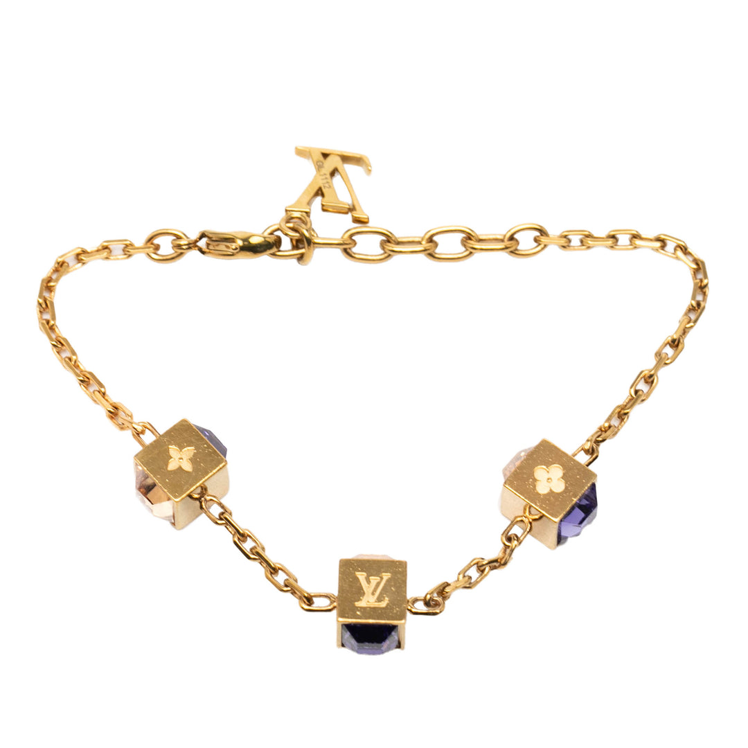 Louis Vuitton plaqué Gamble Cristal Bracelet