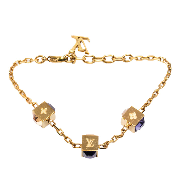 Louis Vuitton plaqué Gamble Cristal Bracelet