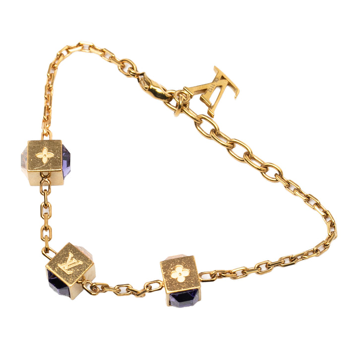 Louis Vuitton plaqué Gamble Cristal Bracelet