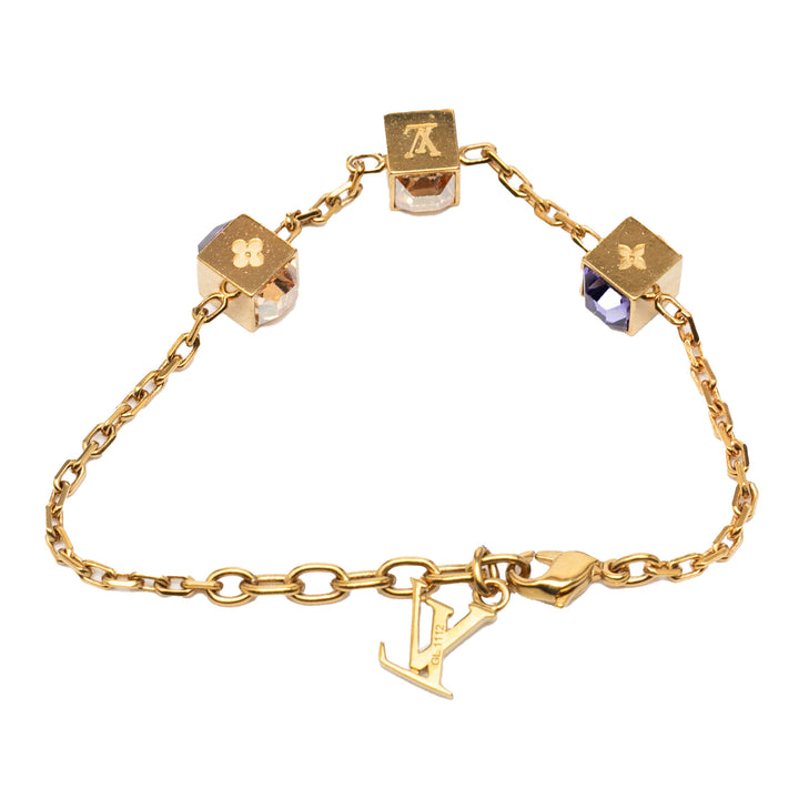 Louis Vuitton plaqué Gamble Cristal Bracelet