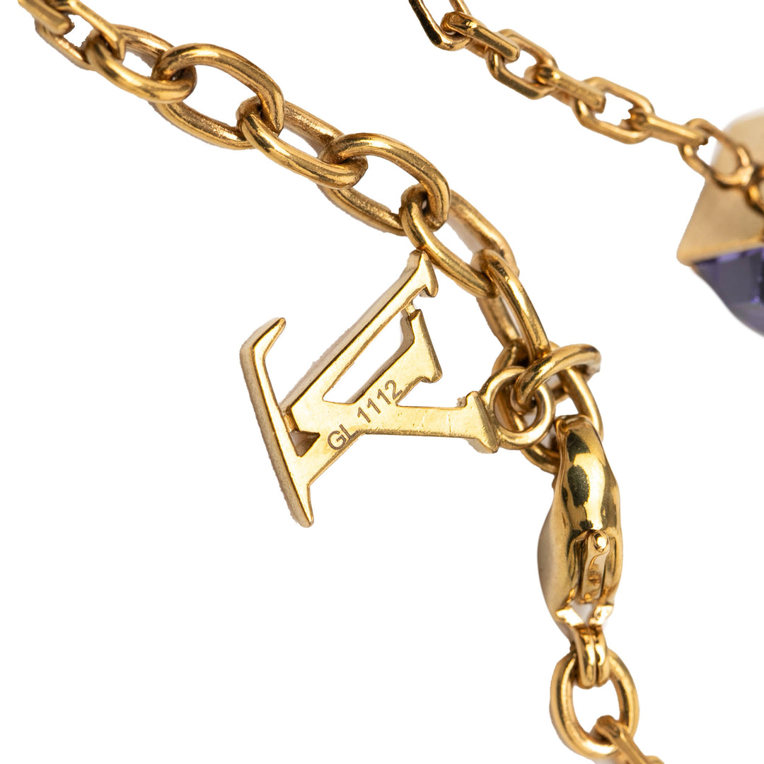 Louis Vuitton plaqué Gamble Cristal Bracelet