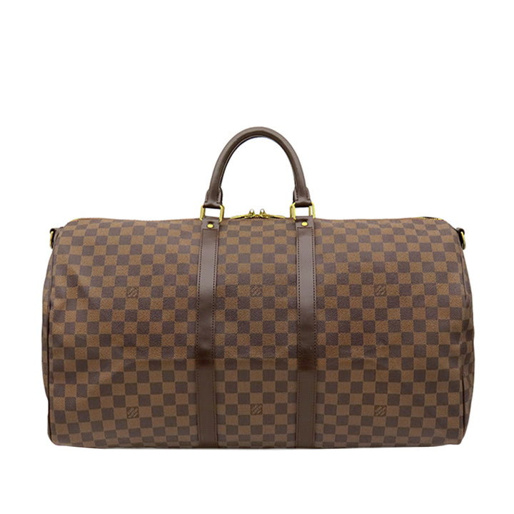 Keepall Bandouliere 55 Damier Ébène Marron