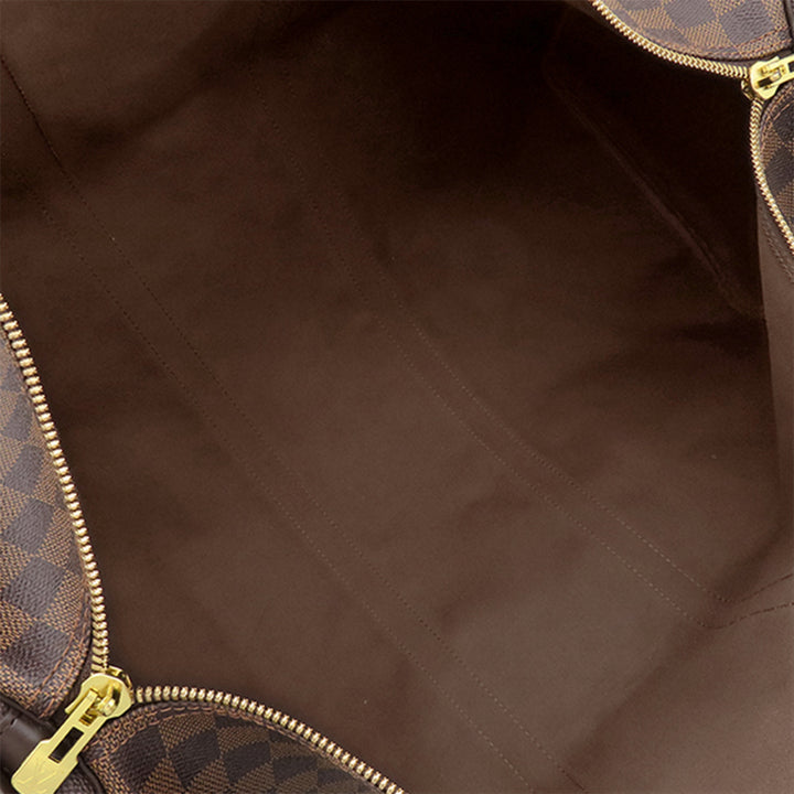 Keepall Bandouliere 55 Damier Ébène Marron