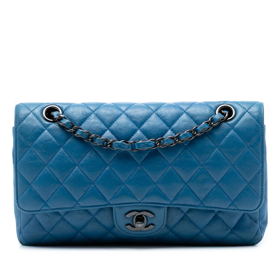 Chanel Medium Classic Cuir de veau Double rabat