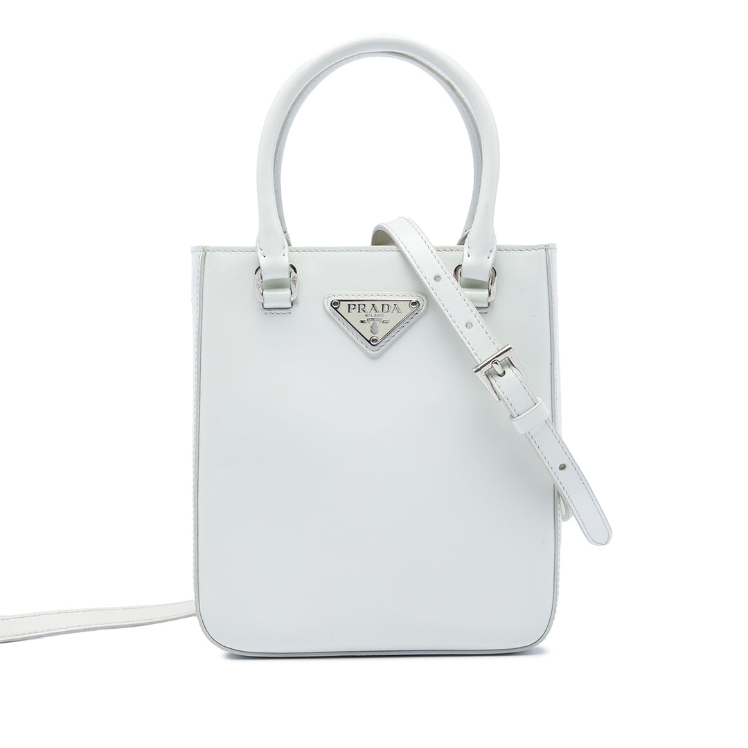 Prada Small Spazzolato Cuir Sac