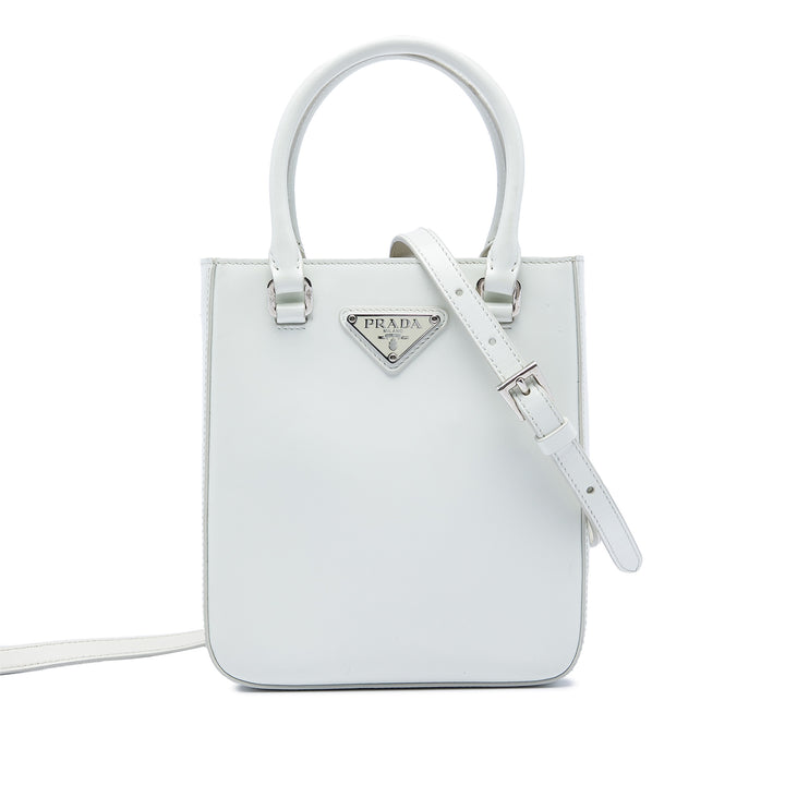 Prada Small Spazzolato Cuir Sac