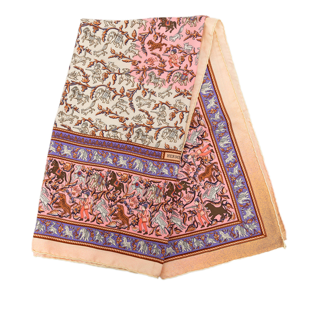 Hermès Chasse en Inde Soie Foulard 90