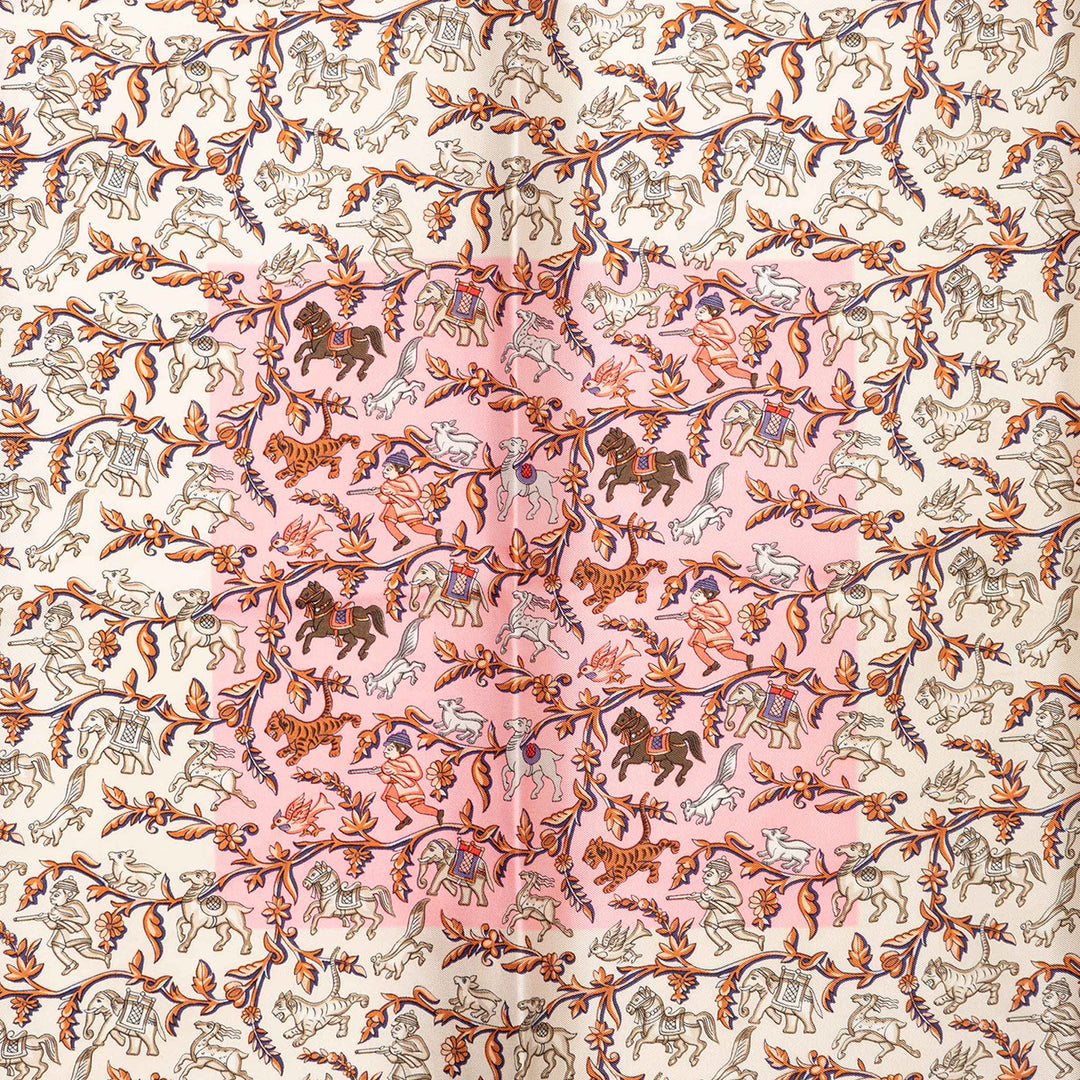 Hermès Chasse en Inde Soie Foulard 90