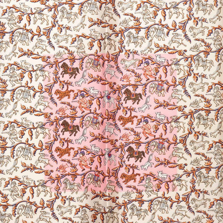 Hermès Chasse en Inde Soie Foulard 90