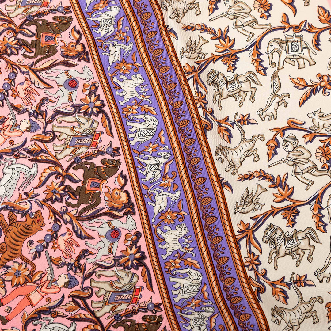 Hermès Chasse en Inde Soie Foulard 90