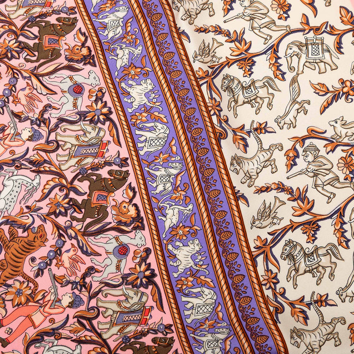 Hermès Chasse en Inde Soie Foulard 90