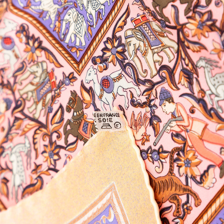 Hermès Chasse en Inde Soie Foulard 90