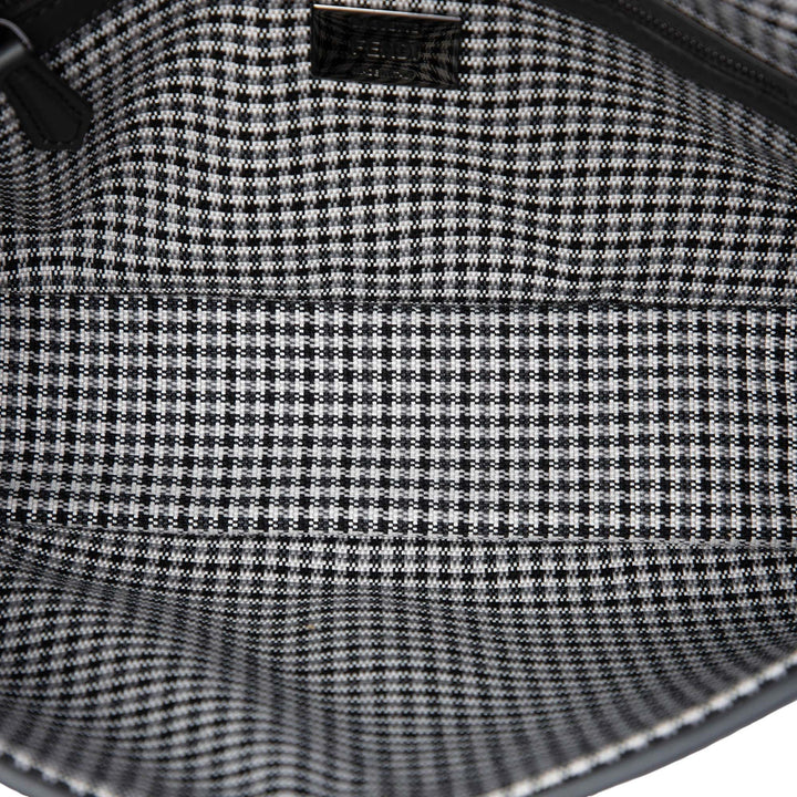 Fendi FF brodé Laine Houndstooth Baguette Sac