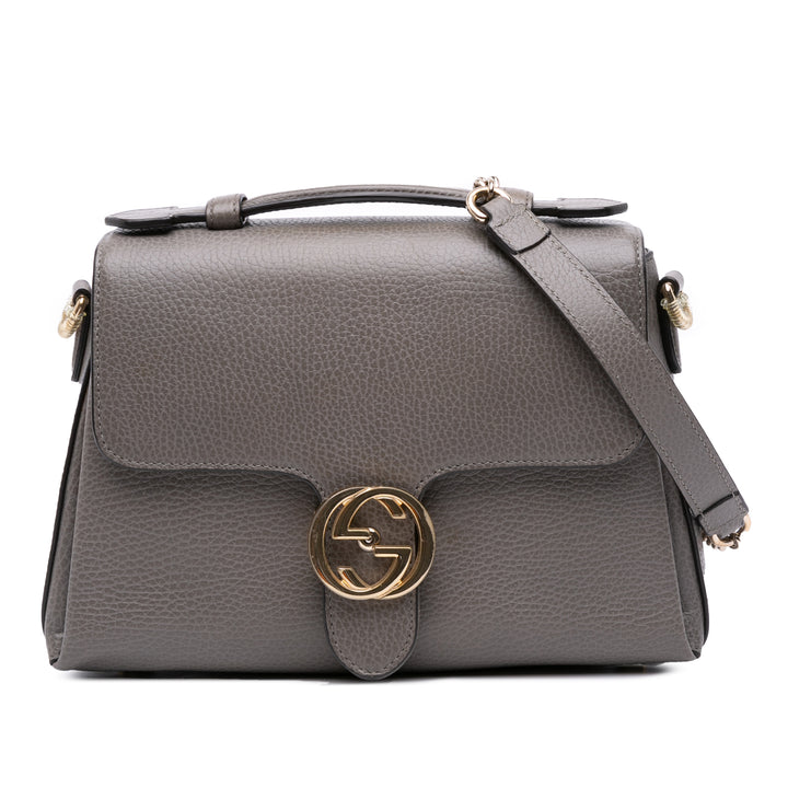 Gucci Small Dollar Veau Interlocking G Sac cartable