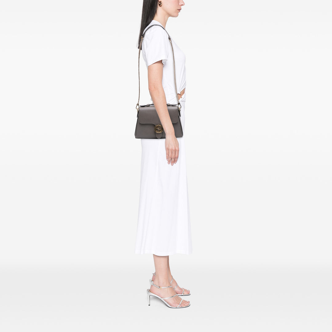 Gucci Small Dollar Veau Interlocking G Sac cartable