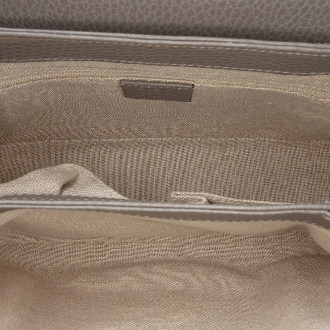 Gucci Small Dollar Veau Interlocking G Sac cartable