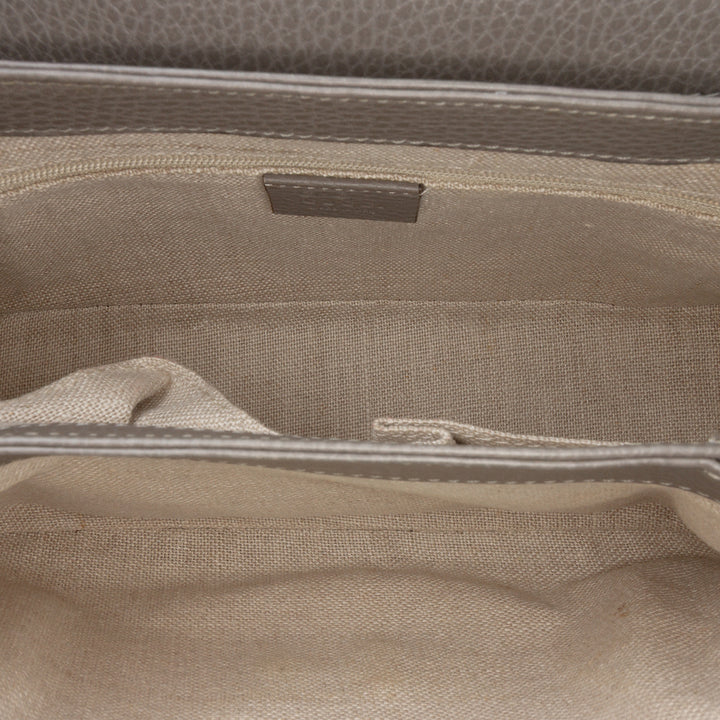 Gucci Small Dollar Veau Interlocking G Sac cartable