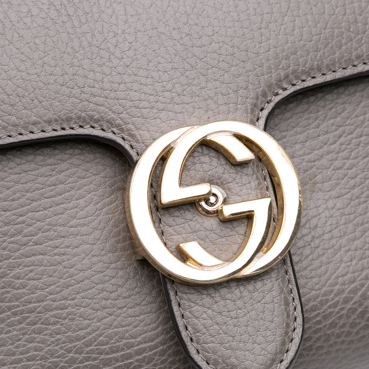 Gucci Small Dollar Veau Interlocking G Sac cartable