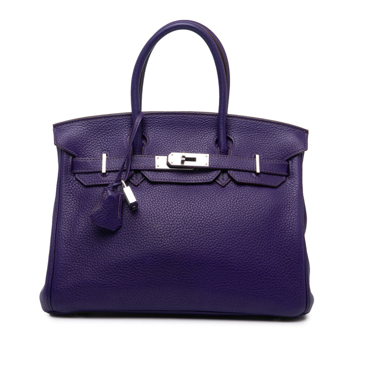 Hermès Clemence Birkin 30 Violet