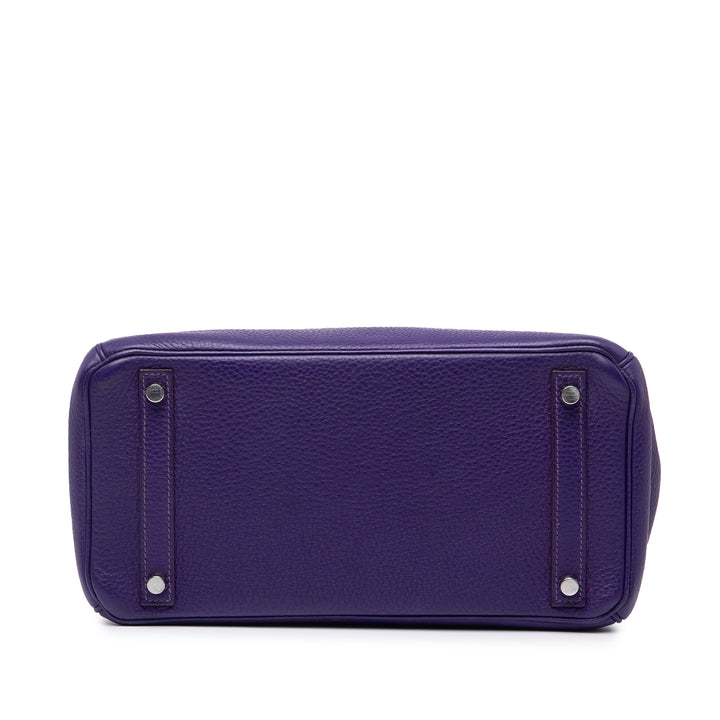 Hermès Clemence Birkin 30 Violet