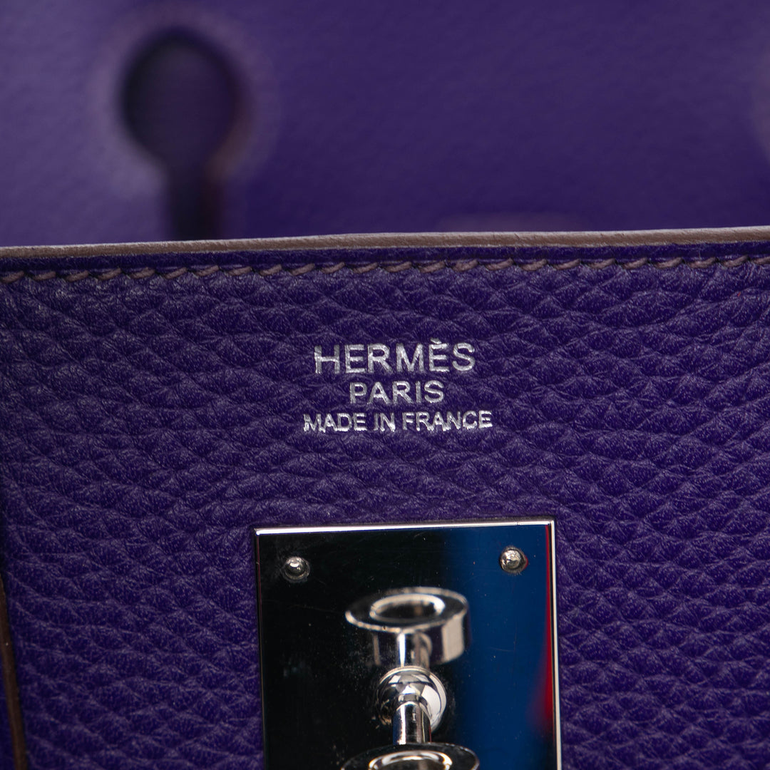 Hermès Clemence Birkin 30 Violet