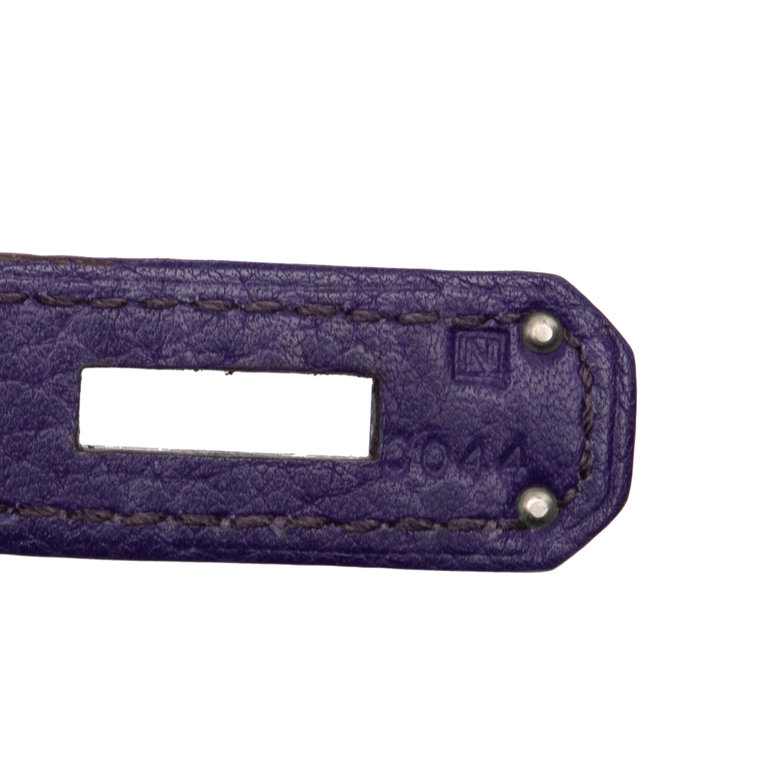 Hermès Clemence Birkin 30 Violet
