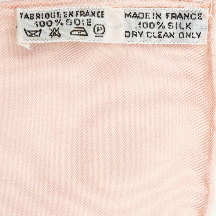Hermès Springs Foulard 90 Rose – vue 2 – GABY PARIS