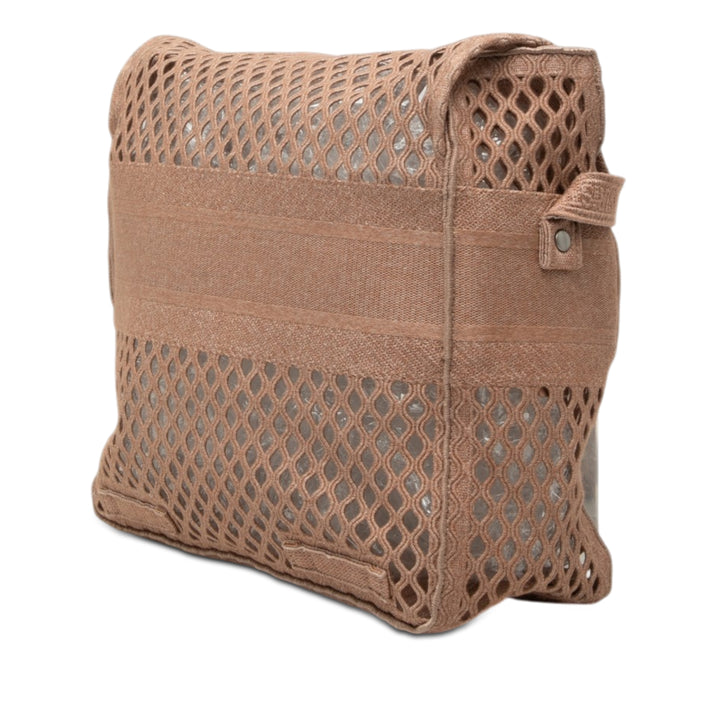 Dior Large brodé Mesh Toile Diorcamp Messenger Sac