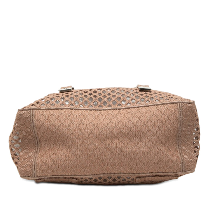 Dior Large brodé Mesh Toile Diorcamp Messenger Sac