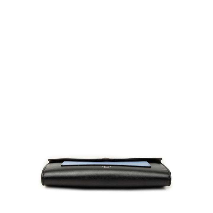 Celine Sac bandoulière Tricolore Poche Enveloppe Wallet on Chain Noir – vue 3 – GABY PARIS